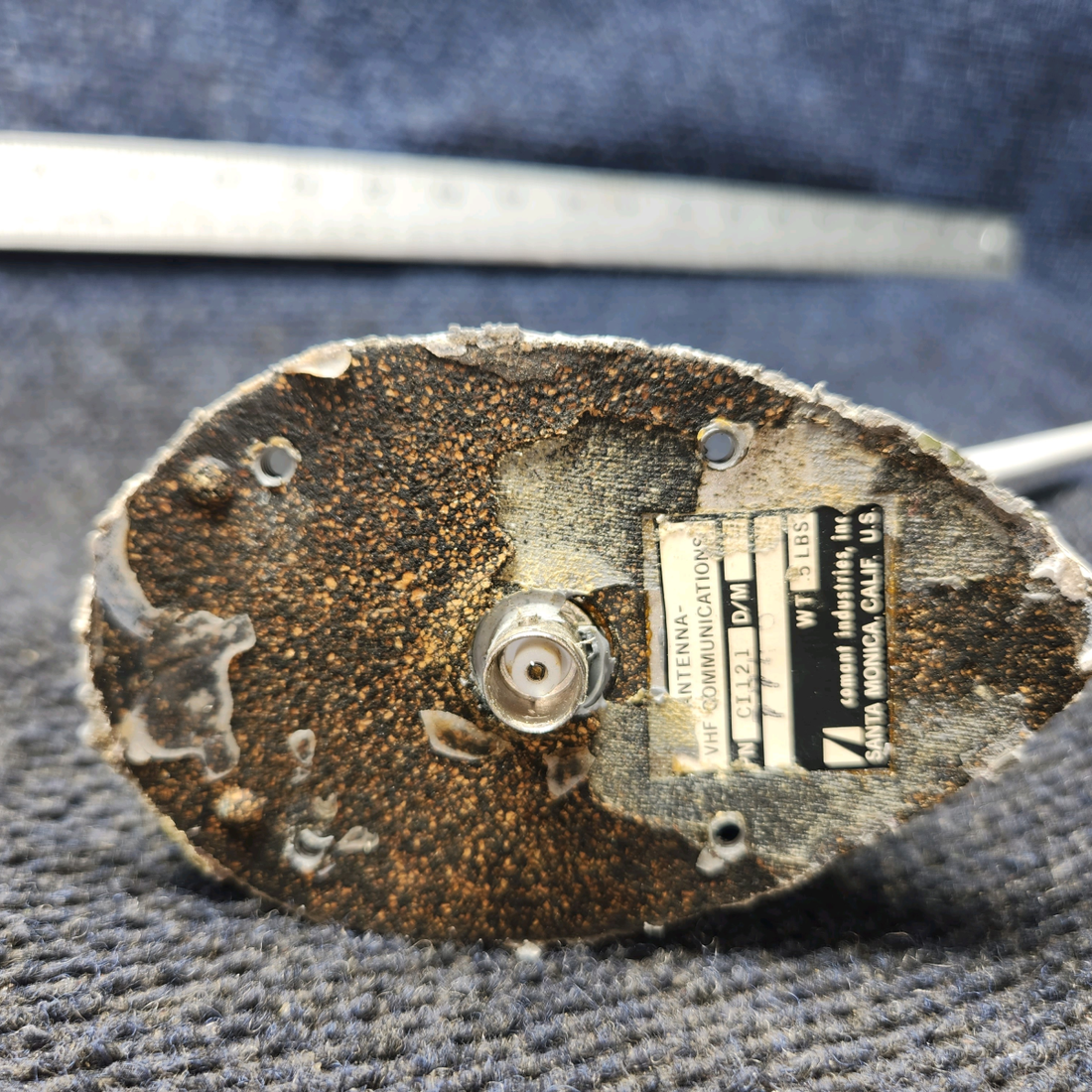 Used aircraft parts for sale, CI-121 Comant Industries Inc Cessna 172 VHF Communication Antenna