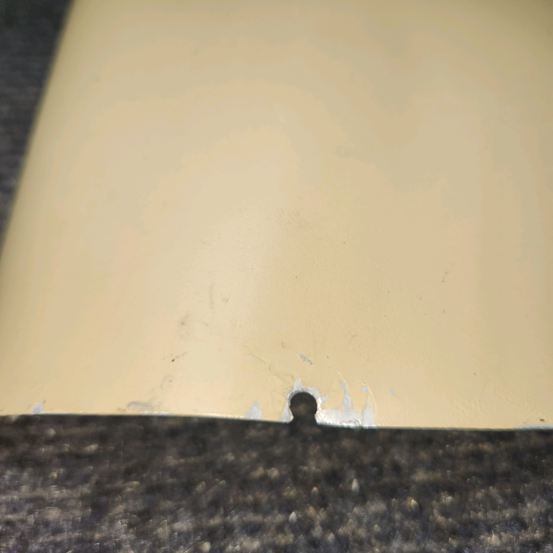 Used aircraft parts for sale, 0511137-13 Cessna 172 Doorpost Cover LH With LED Map light.