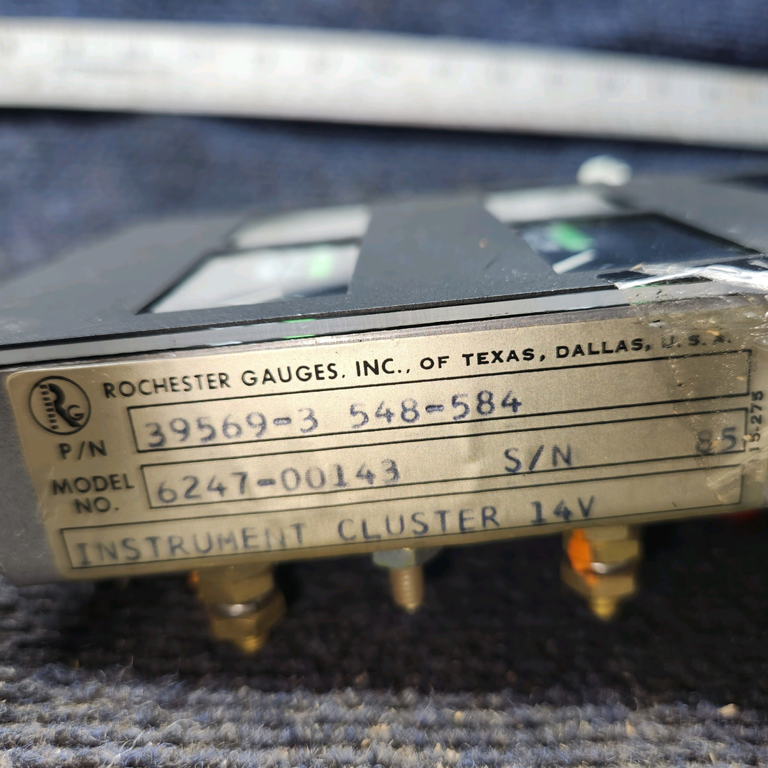 Used aircraft parts for sale, 39569-003 Rochester Gauges Piper PA34-220T Intrument Gauge Cluster (12V)
