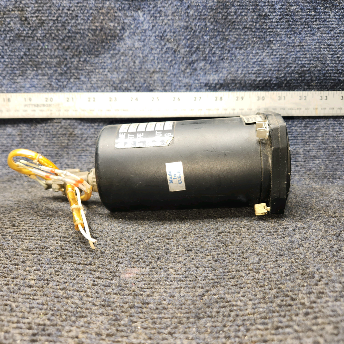 Used aircraft parts for sale, RCA56 RC Allen RCA 56 Piper PA28-140 Turn and Bank Indicator with Connector