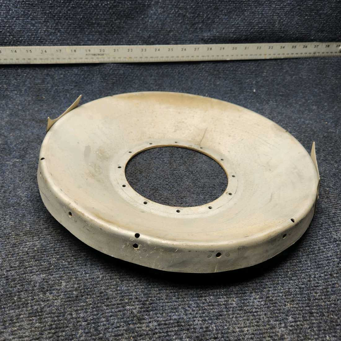 Used aircraft parts for sale, 2450003-1 CESSNA C172RG AFT PROPELLER SPINNER BULKHEAD ASSEMBLY