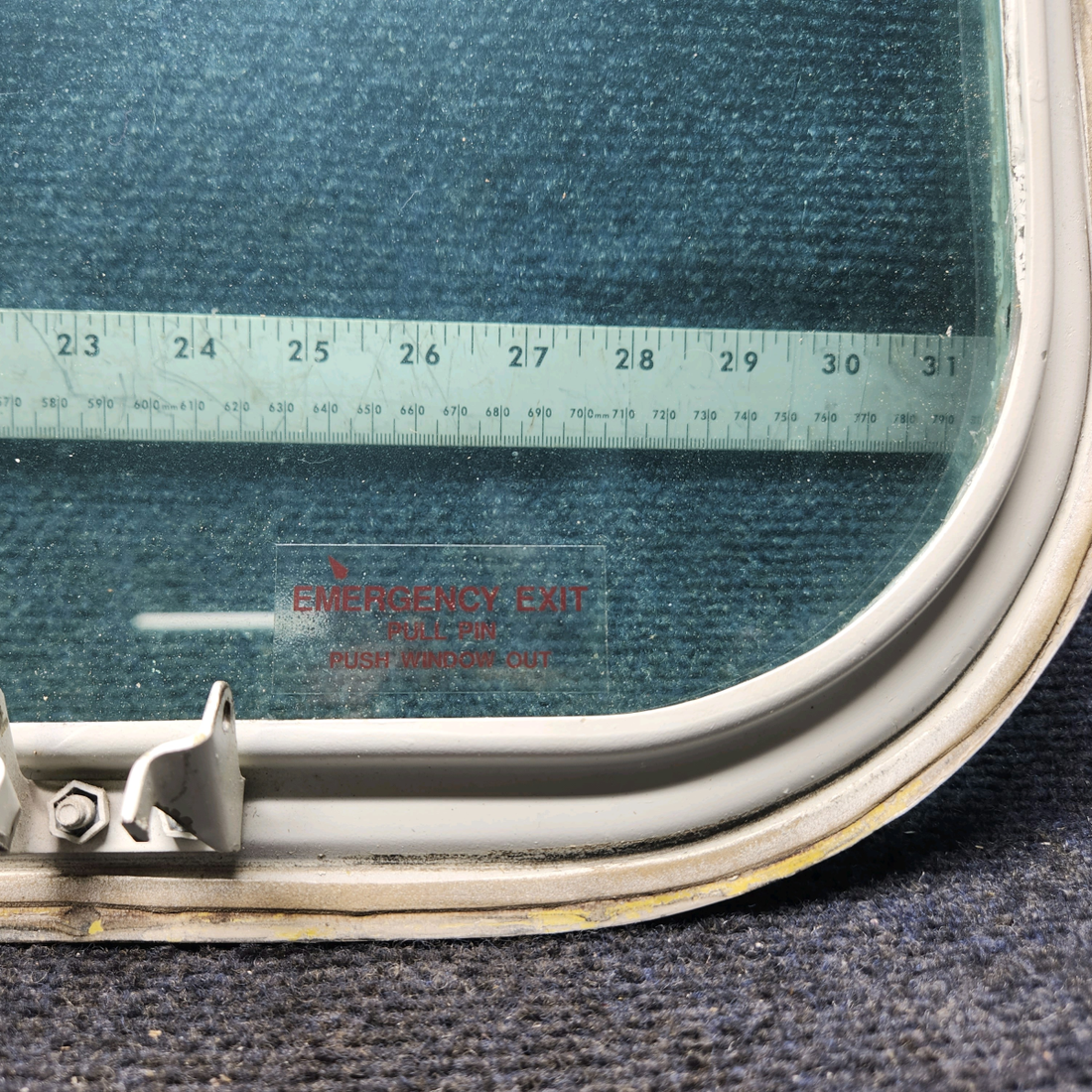 Used aircraft parts for sale, 35-410291-146 BEECHCRAFT 95-55B Cabin Rear Window Assembly - LH