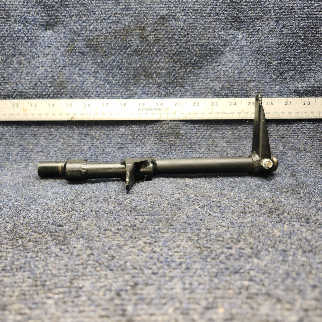 Used aircraft parts for sale, 22237-000 PIPER PA-24-250 Rudder Pedal and Toe Brake Torque Shaft Assembly