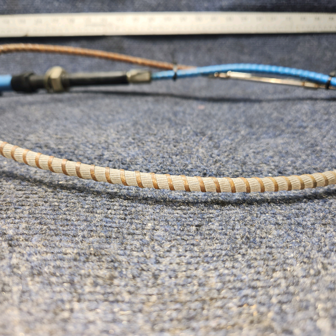 Used aircraft parts for sale, 565-580-004 Cessna 172RG Vernier Prop Pitch Cable Control 60"