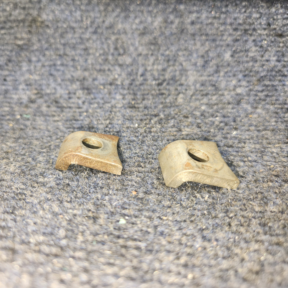 Used aircraft parts for sale, 66M21195 Lycoming 0-320-E2A American Gruman A1A MAGNETO CLAMP SET OF 2