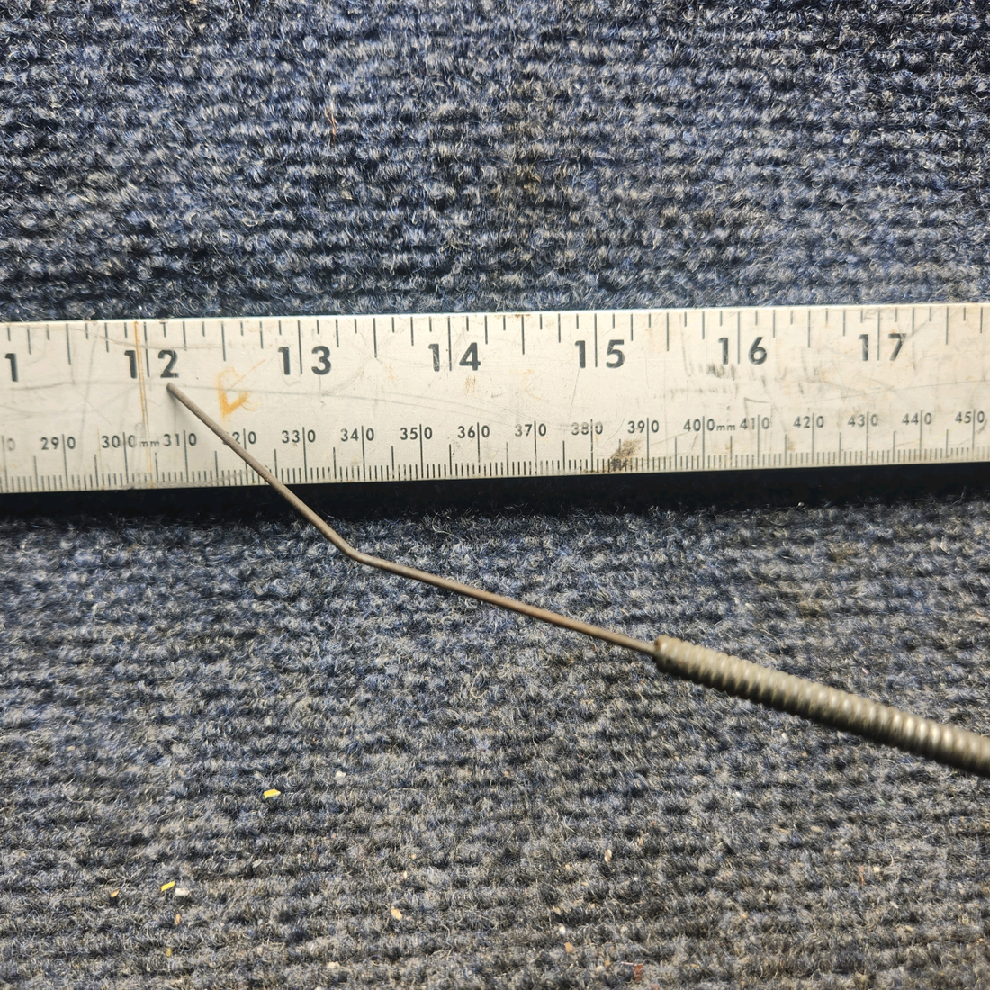 Used aircraft parts for sale, 35-550523 Beechcraft 35-33 Cabin Heat Control Assembly (39")