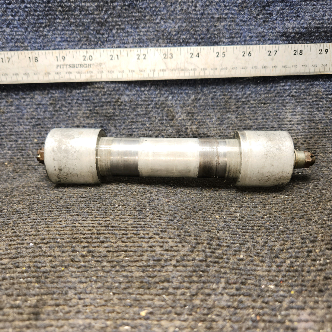Used aircraft parts for sale, 0442142-1 cessna 150G Nose Gear Axle Tube with Ferrule Caps