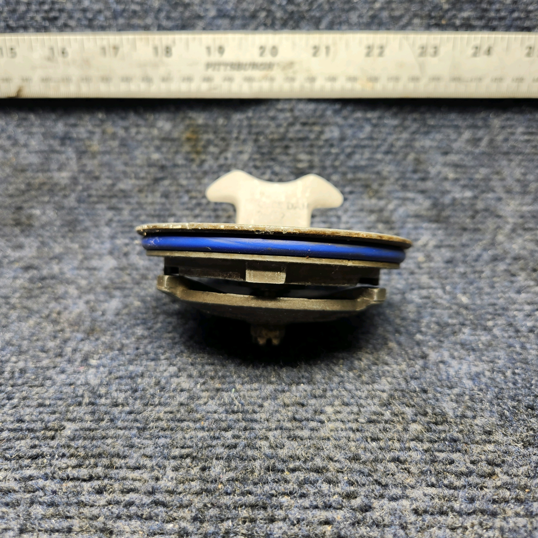Used aircraft parts for sale, 431-9 Beechcraft A23A Musketeer Custom III SHAW AERO FUEL CAP ASSEMBLY