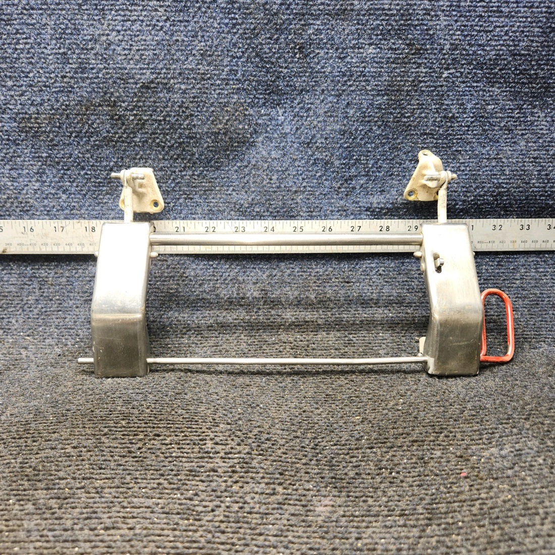 Used aircraft parts for sale, 35-415312-2 BEECHCRAFT F35 Cabin Window Handle W/ Pin , Support, & Links - RH
