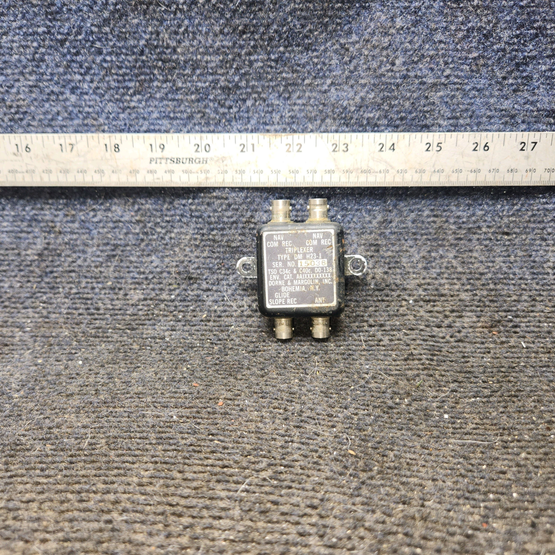 Used aircraft parts for sale, DM-H23-1 Dorne and Margolin cessna 172N Triplexer