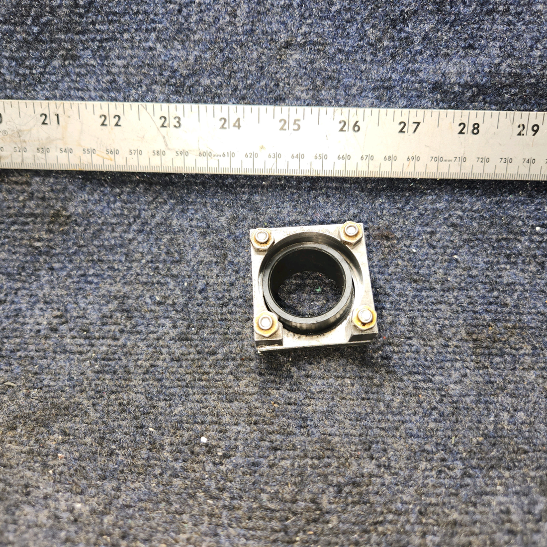 Used aircraft parts for sale, 68272-002 Piper PA28-140 Plate & Bushing Assy Yoke