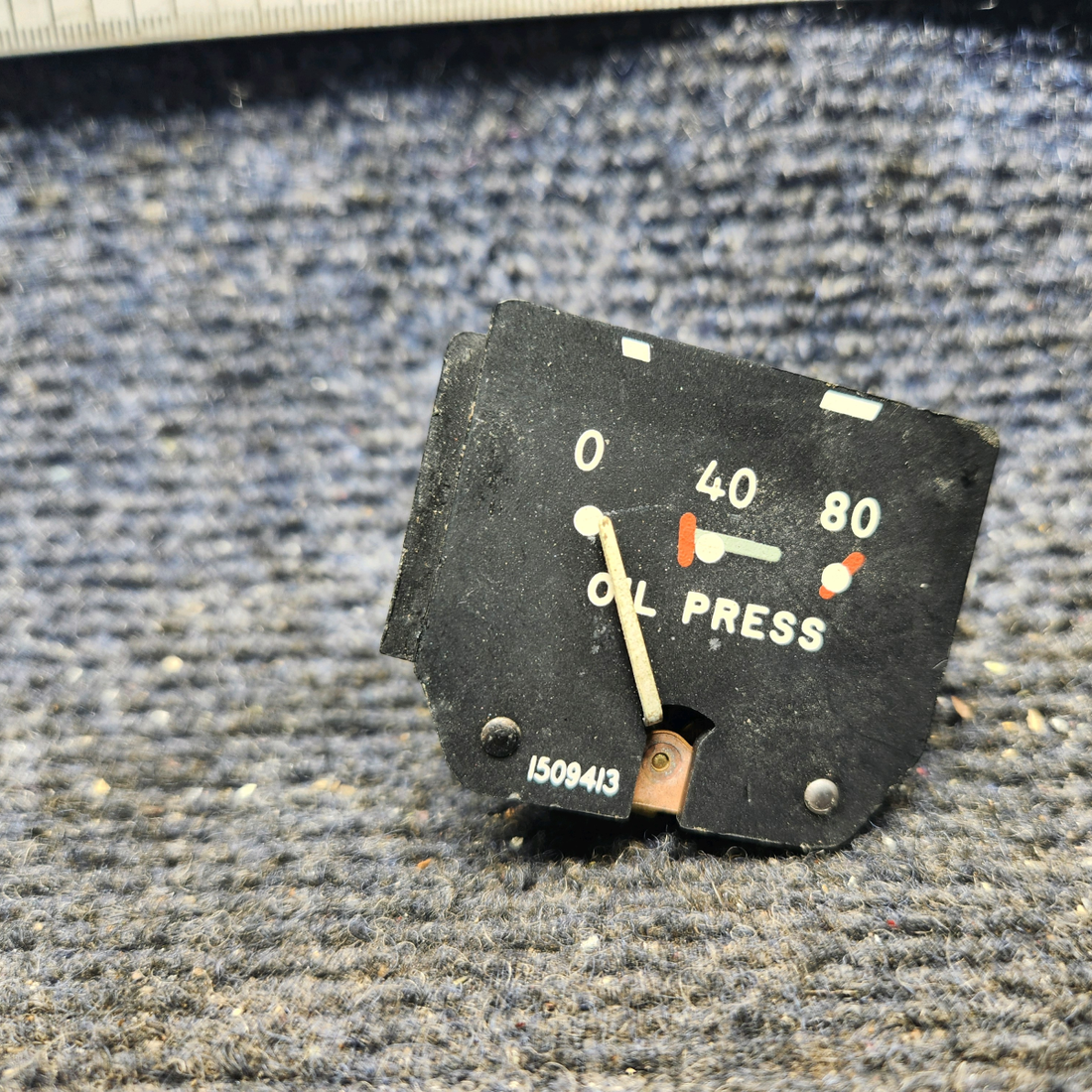 Used aircraft parts for sale, 1509413 Continental, Lycoming Oil Press Indicator