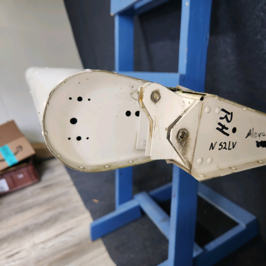 Used aircraft parts for sale, 169-130005-2 Beechcraft A24R Aileron Assembly RH "HAS A SUPERFICIAL CORROSION"-SEE PHOTOS