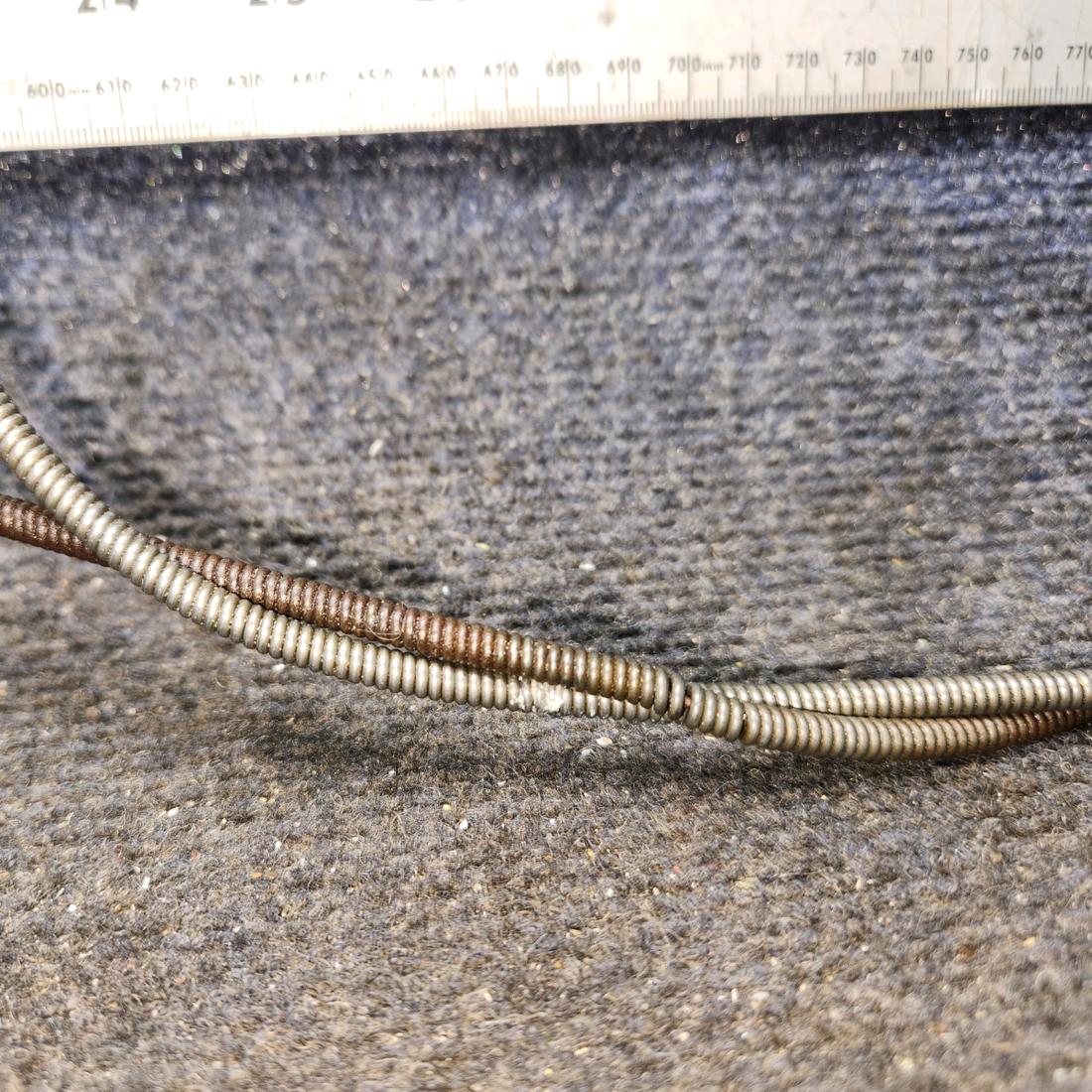 Used aircraft parts for sale, S1239-7 Cessna 172E Cabin Heat Control Cable (Length: 44”)