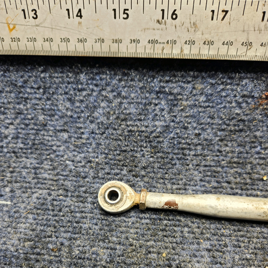 Used aircraft parts for sale, 35-521152-4 Beechcraft F33A TUBE ASSEMBLY AILERON PUSH PULL