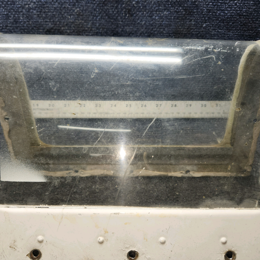 Used aircraft parts for sale, 0523115 cessna 150G Landing Light Window Assembly with Lens