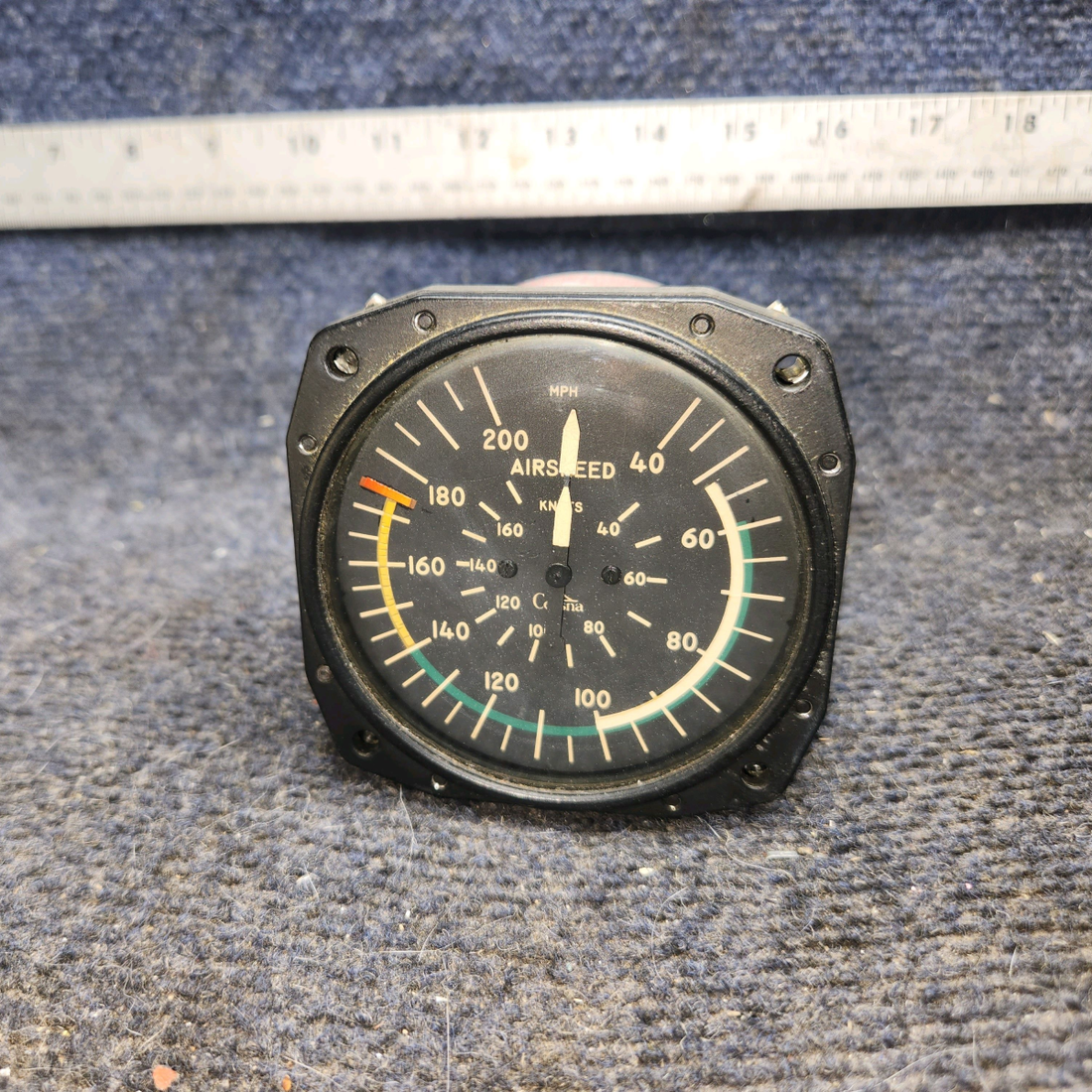 Used aircraft parts for sale, C661010-0102 cessna 172k Airspeed Indicator