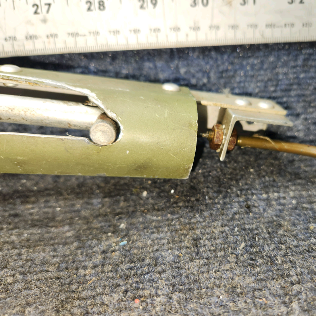 Used aircraft parts for sale, 0813150-55 Cessna 172E Parking Brake Handle Assy