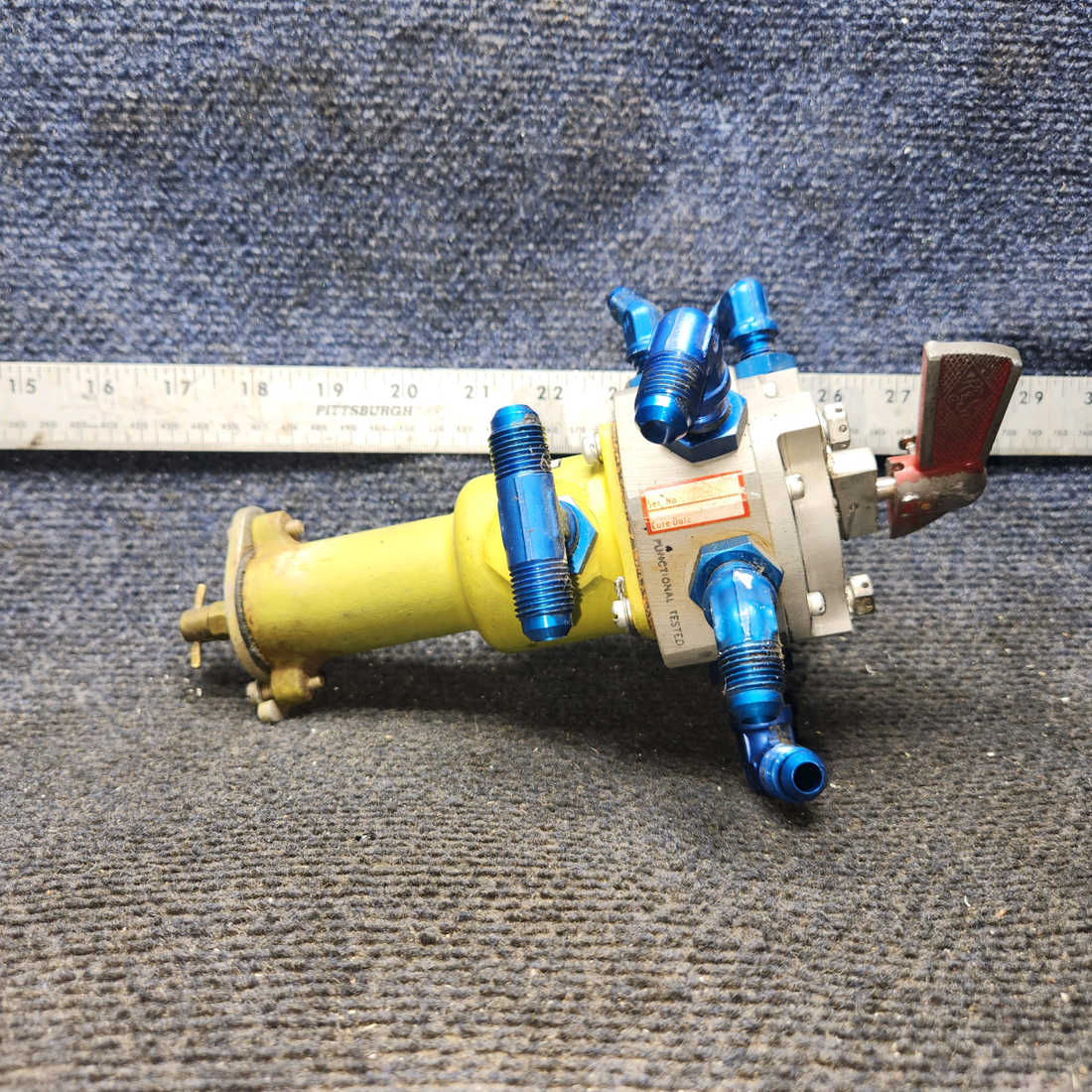 Used aircraft parts for sale, 35-921155-603 Beechcraft 35-33 Fuel Selector Valve Assy
