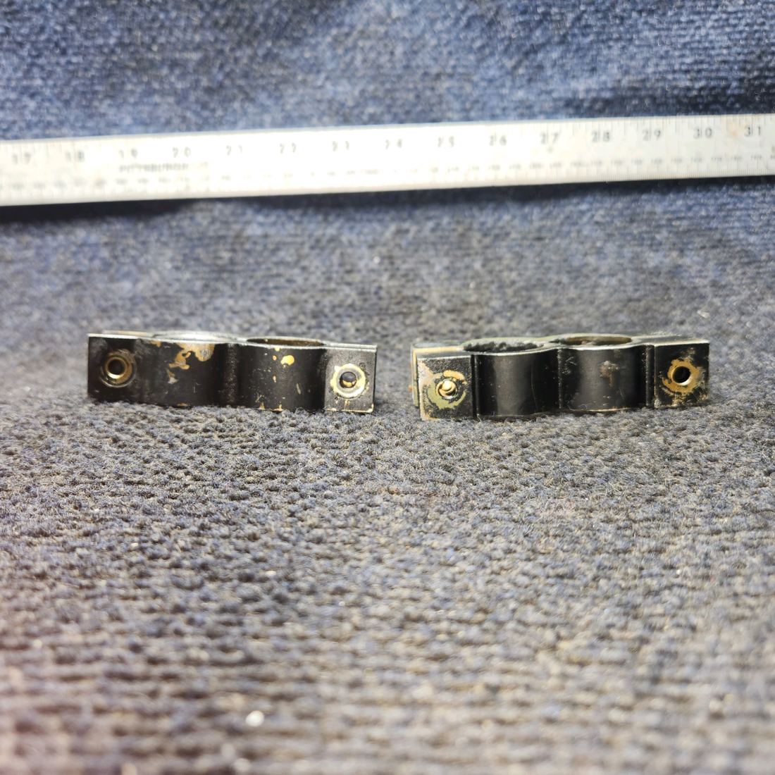 Used aircraft parts for sale, S1675-1 Cessna 172E Rudder Pedal Torque Tube Bearing, Set of 2