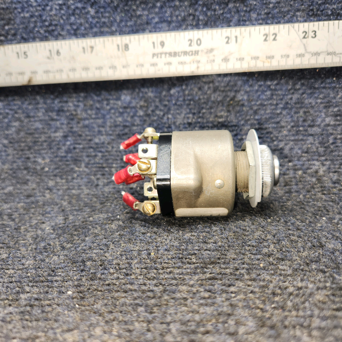 Used aircraft parts for sale, 10-357200-1 Bendix PIPER PA-24-250 Ignition Switch Assembly with Keys & Lock Set
