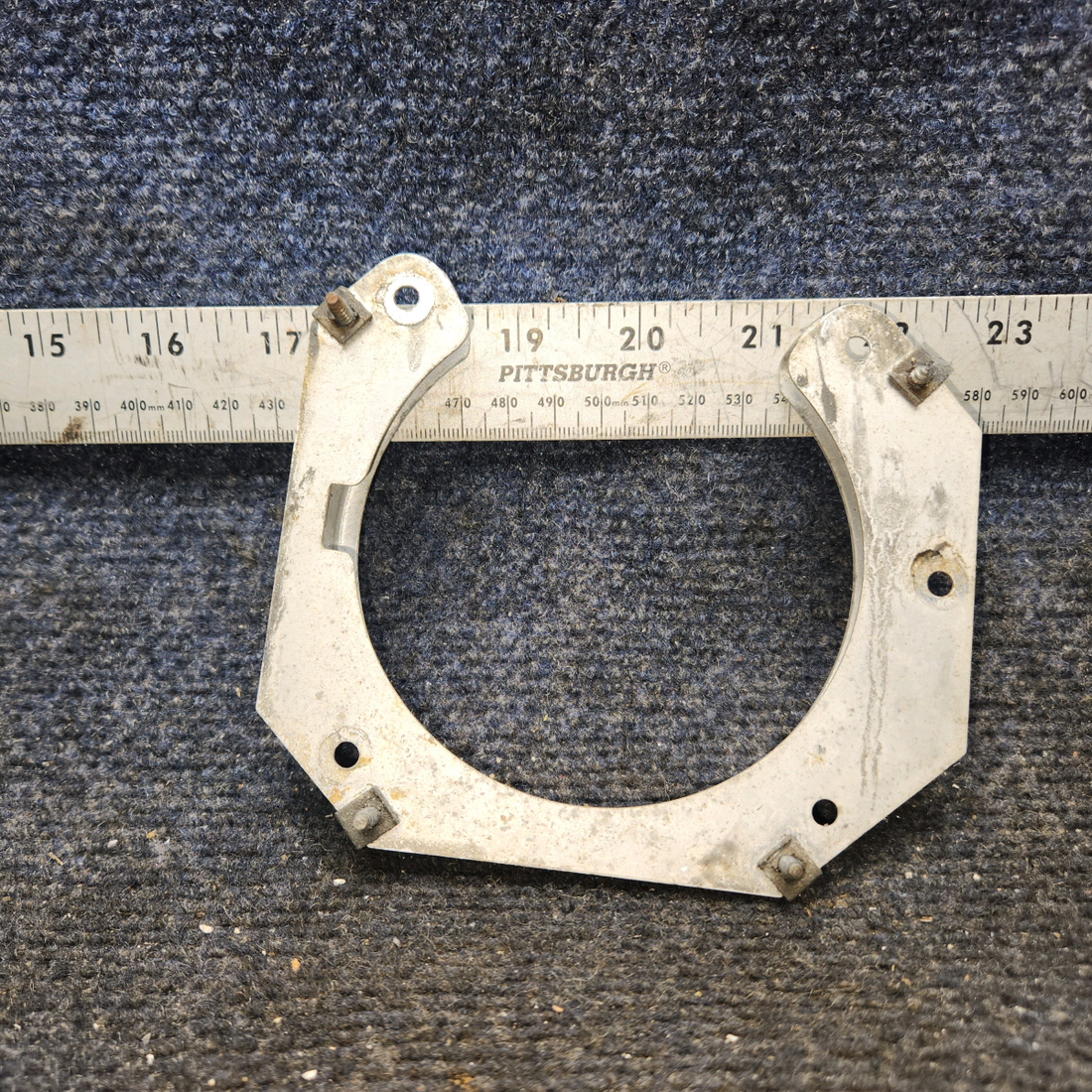 Used aircraft parts for sale, 0423542-6 Cessna 172E Landing Light Bracket Assembly