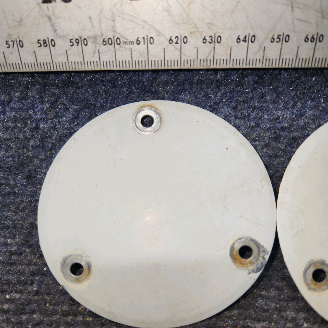 Used aircraft parts for sale, S225-3 Cessna 172F Flap Inspection Cover Plate - Set of 3