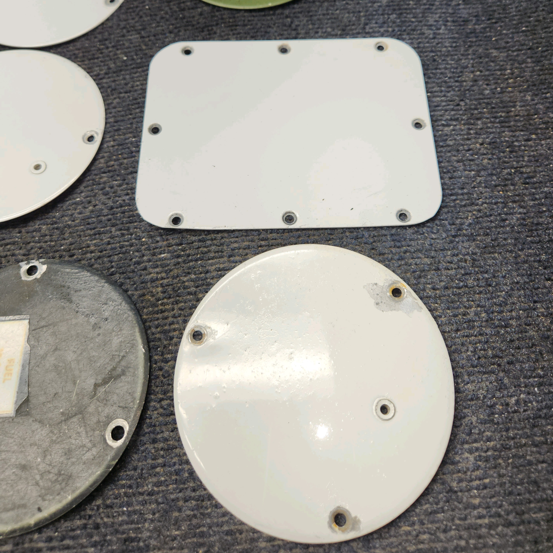 Used aircraft parts for sale, S225-1, S225-2, S225-3 Cessna C175 Lot of Different Plate Covers