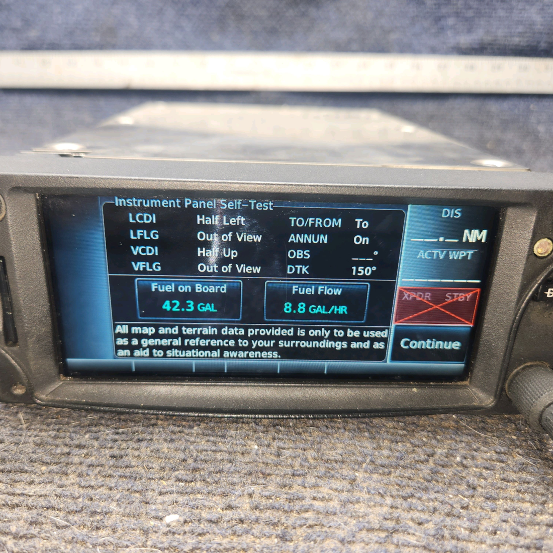 Used aircraft parts for sale, 011-02254-00 Garmin GTN 625 piper PA-28-181 WAAS GPS/MFD w/ Tray