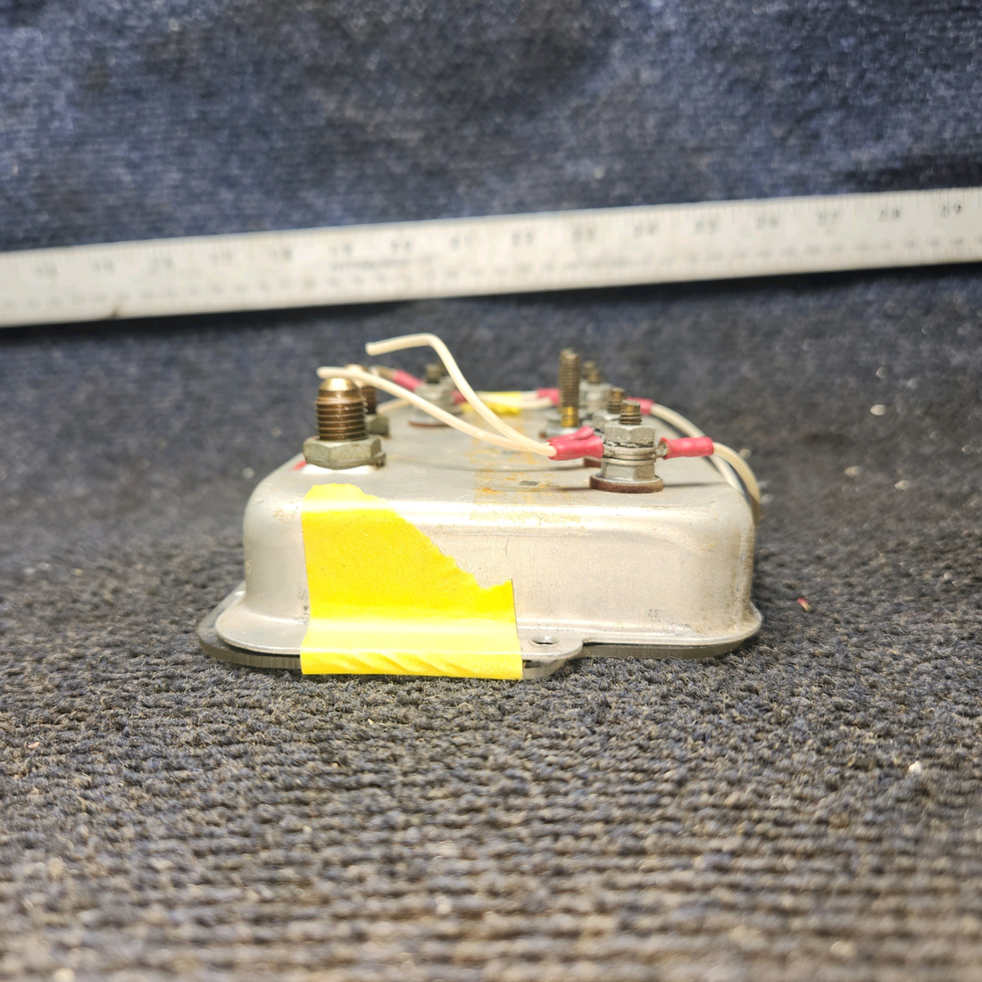 Used aircraft parts for sale, 821036, 821038, 821037 Stewart-Warner Piper PA-28-140 Instrument Cluster