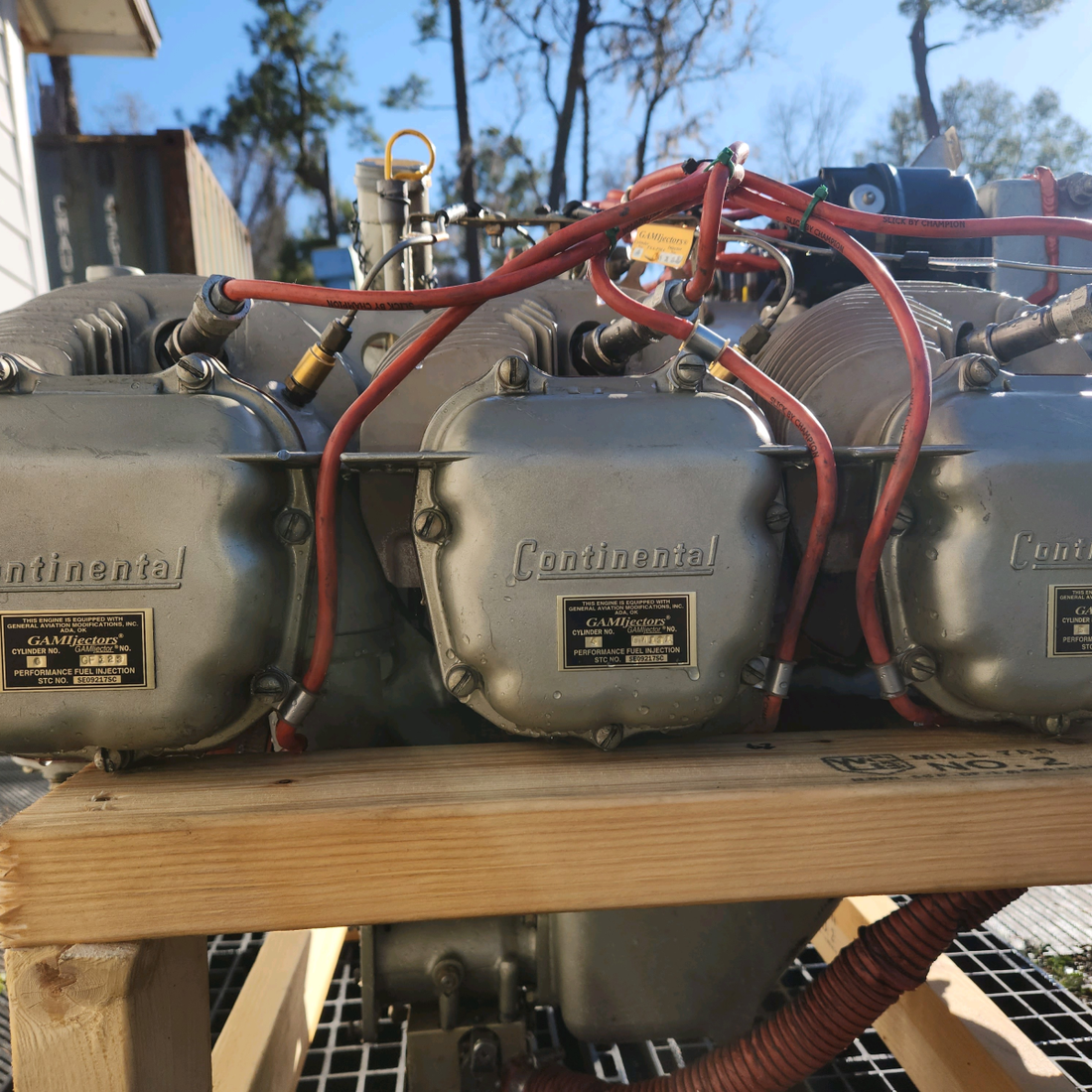 Used aircraft parts for sale, IO-470-J Continental IO-470 Beechcraft 35-33 Aircraft Engine