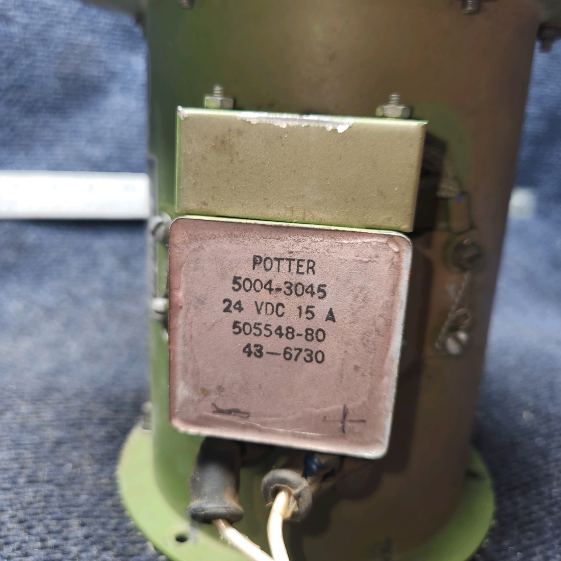 Used aircraft parts for sale, 500702-5081 Joy Manufacturing BEECHCRAFT 95-55B Axivane Heater Fan Motor 28 V