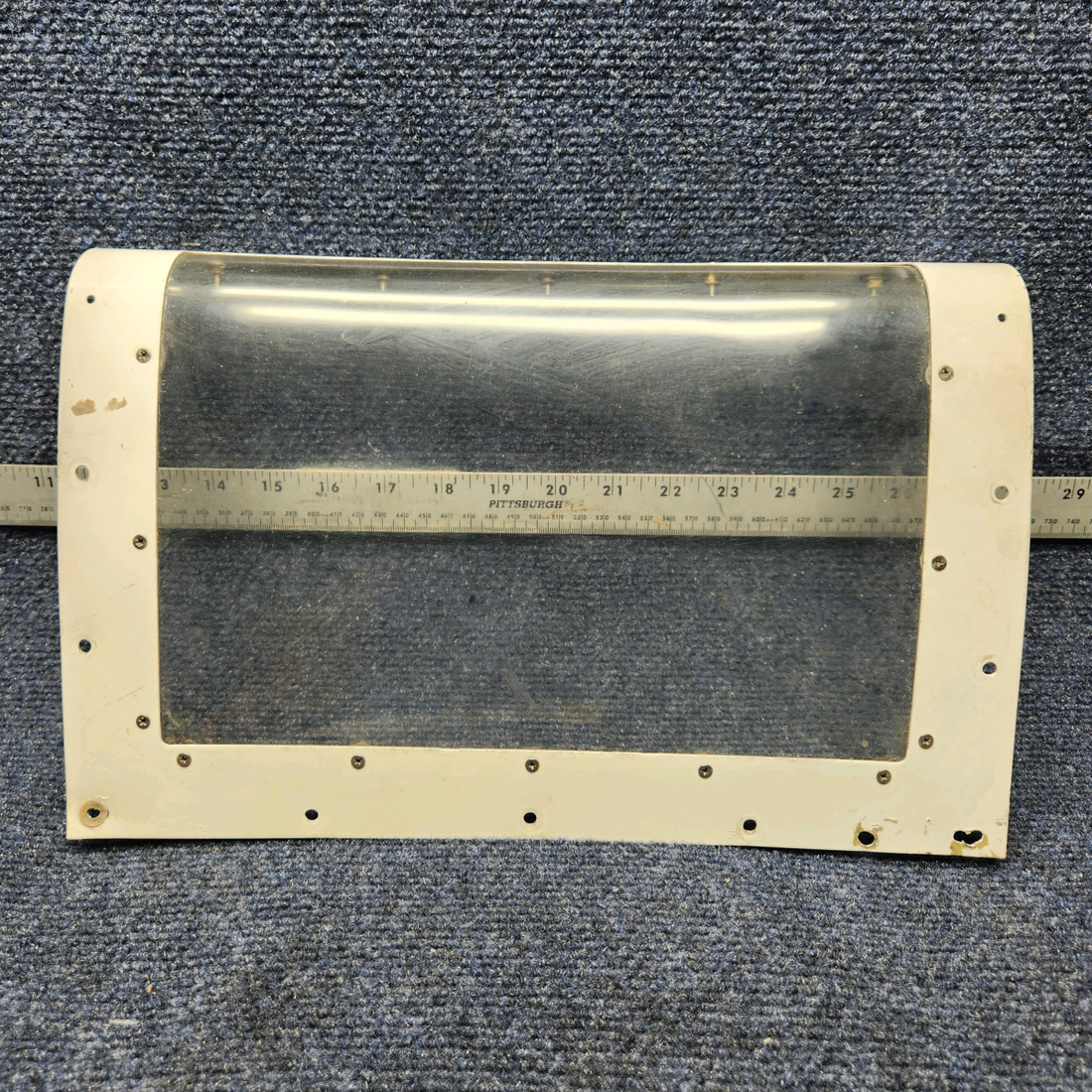 Used aircraft parts for sale, 169-110000-247 Beechcraft C23 SUNDOWNER LANDING LIGHT WINDOW LH / RH