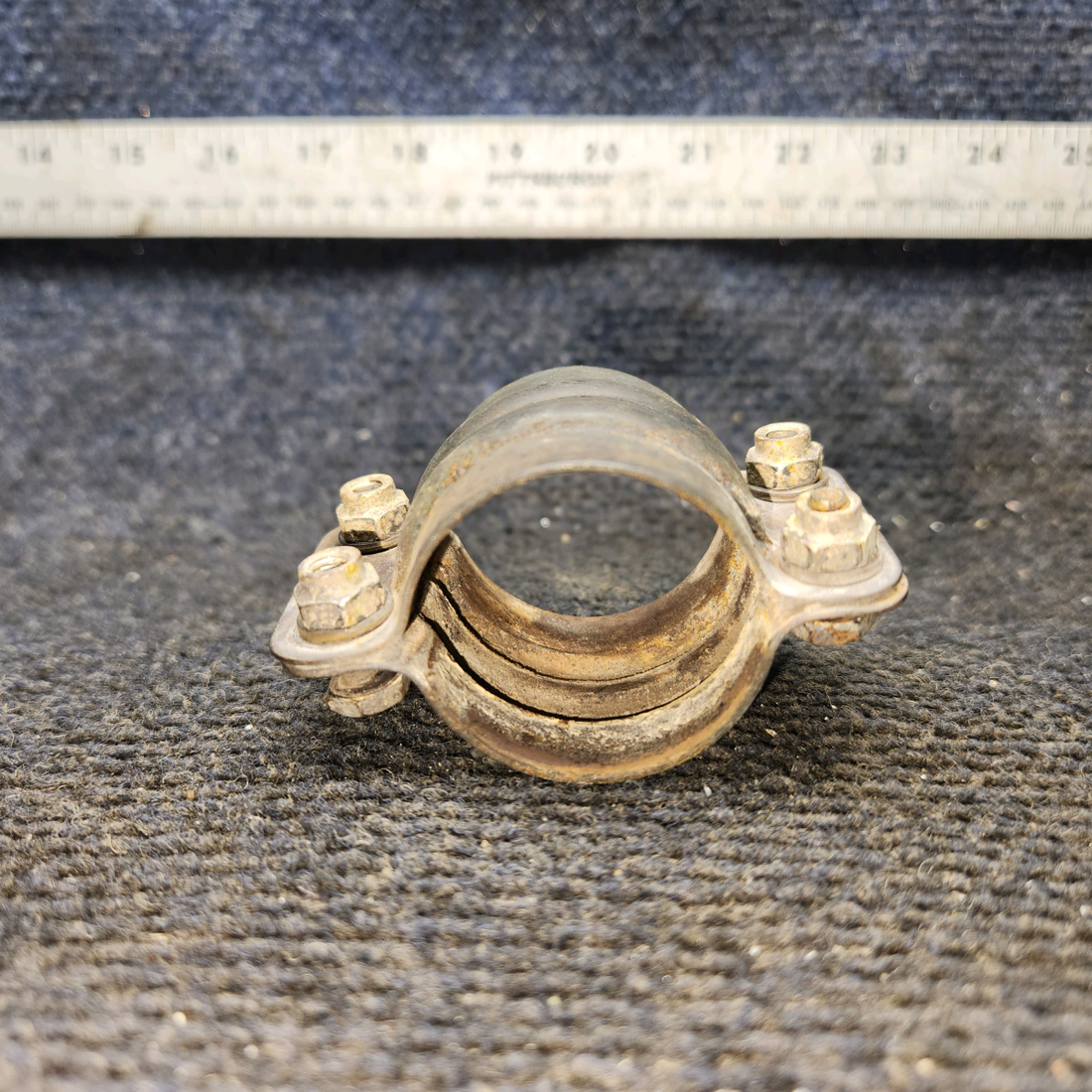 Used aircraft parts for sale, 0550176-50 Cessna 172E Exhaust Clamp Assy