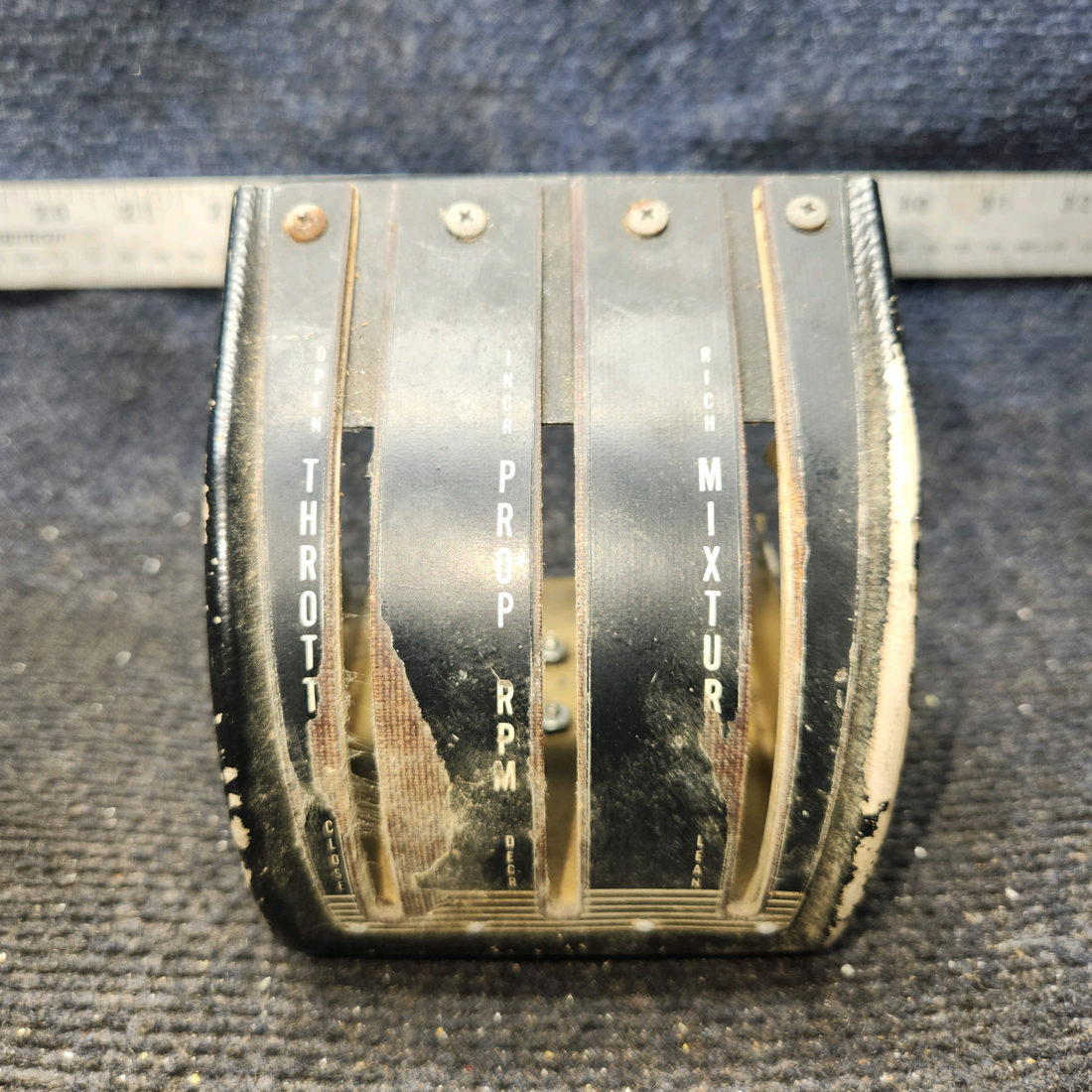 Used aircraft parts for sale, 69344-28 Piper PA32RT-300 Engine Control Cover