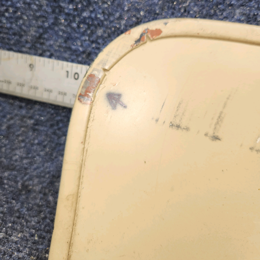 Used aircraft parts for sale, 0713011-13 Cessna 172 Sun-Visor Set LH & RH with brackets (Dent)