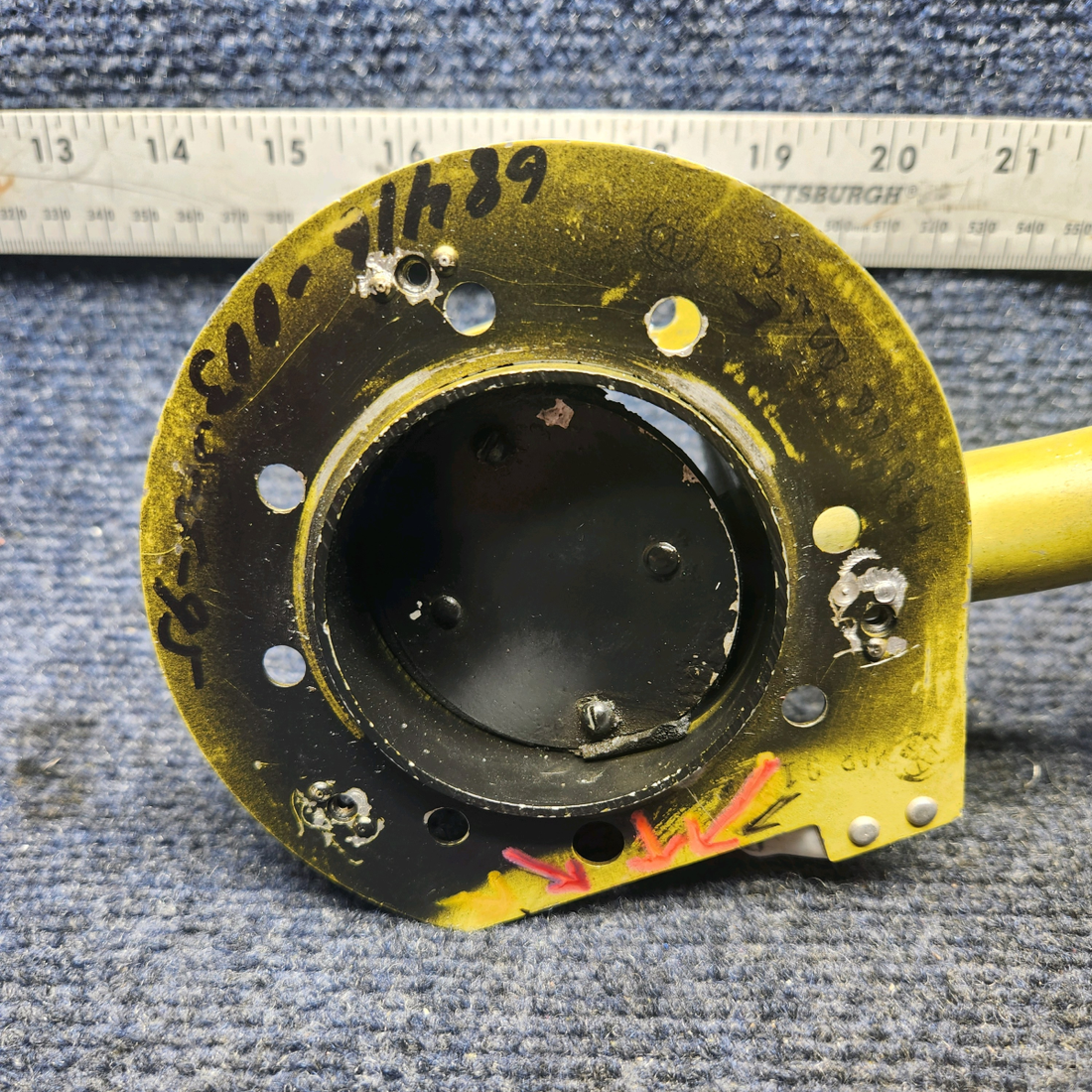 Used aircraft parts for sale, 68416-003 PIPER PA28-161 Warrior III CABIN AIR VENT VALVE ASSEMBLY RH SOLD AS A CORE NO RETURNS.
