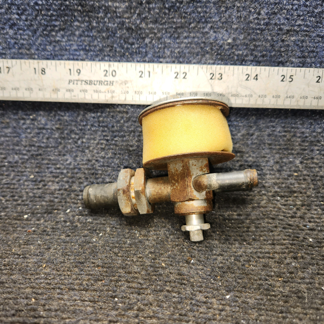 Used aircraft parts for sale, 2H3-16 Airborne MFG Piper PA-28-140 Vacuum Regulator Valve Assembly