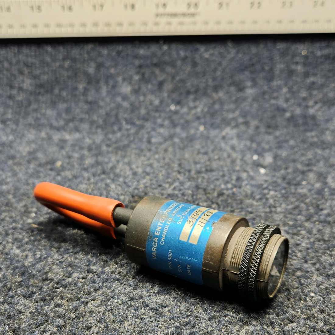 Used aircraft parts for sale, 5001 Mooney M20J VARGA ENTERPRISES SUCTION GAUGE