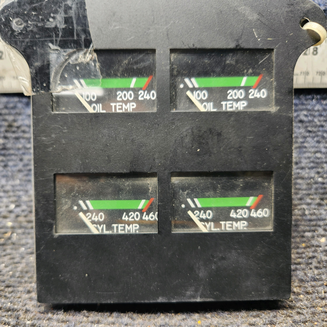 Used aircraft parts for sale, 548-584 Rochester Gauges Piper PA34-220T Intrument Gauge Cluster (12V)