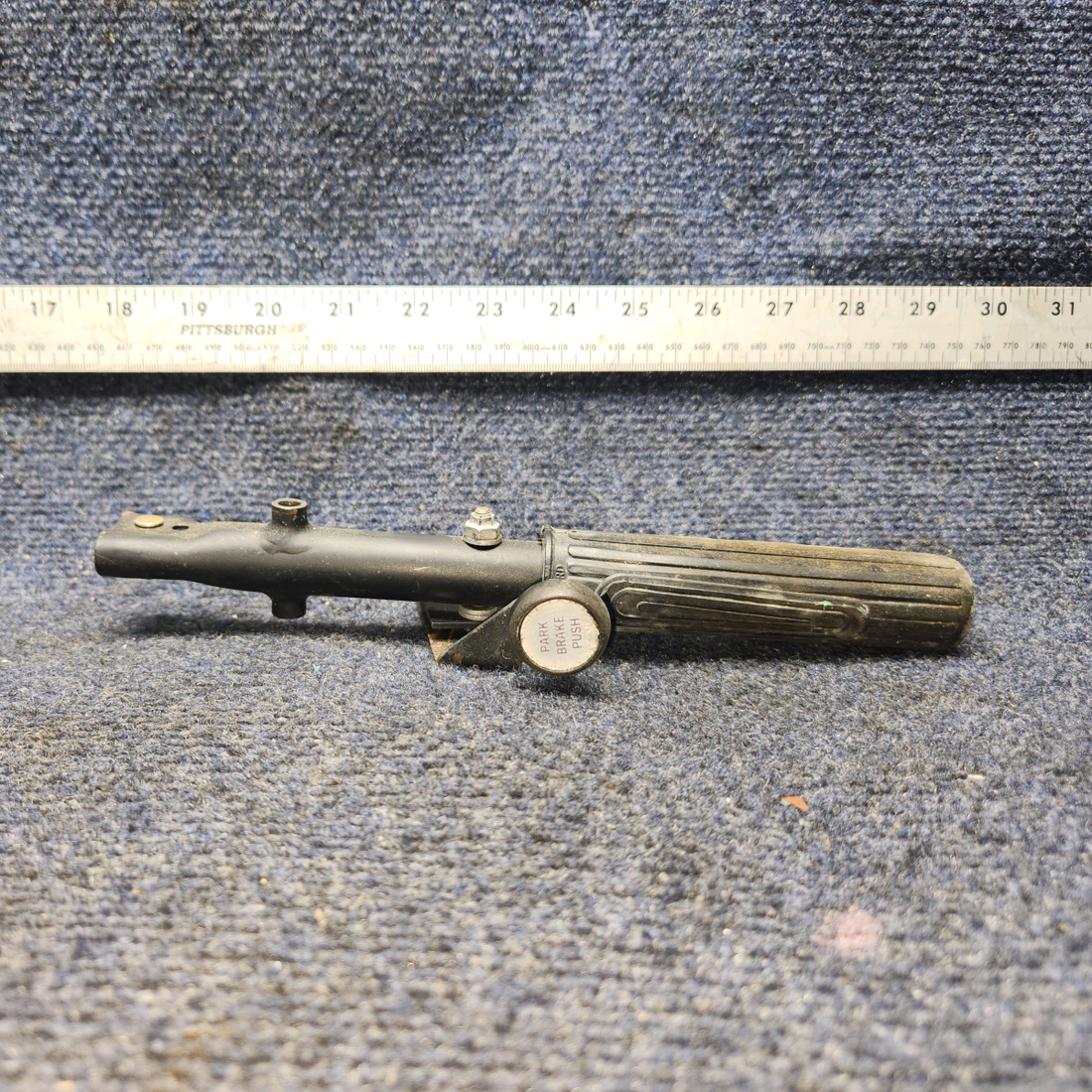 Used aircraft parts for sale, 63357-000 PIPER PA28-140 Handle Parking Brake Assy