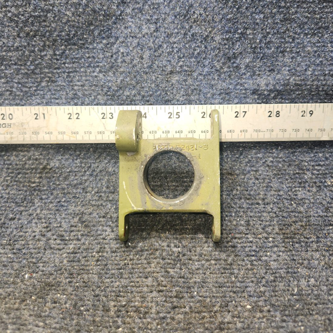 Used aircraft parts for sale, 62421-001 Piper PA28-140 Fitting Assembly Flap Torque Tube RH