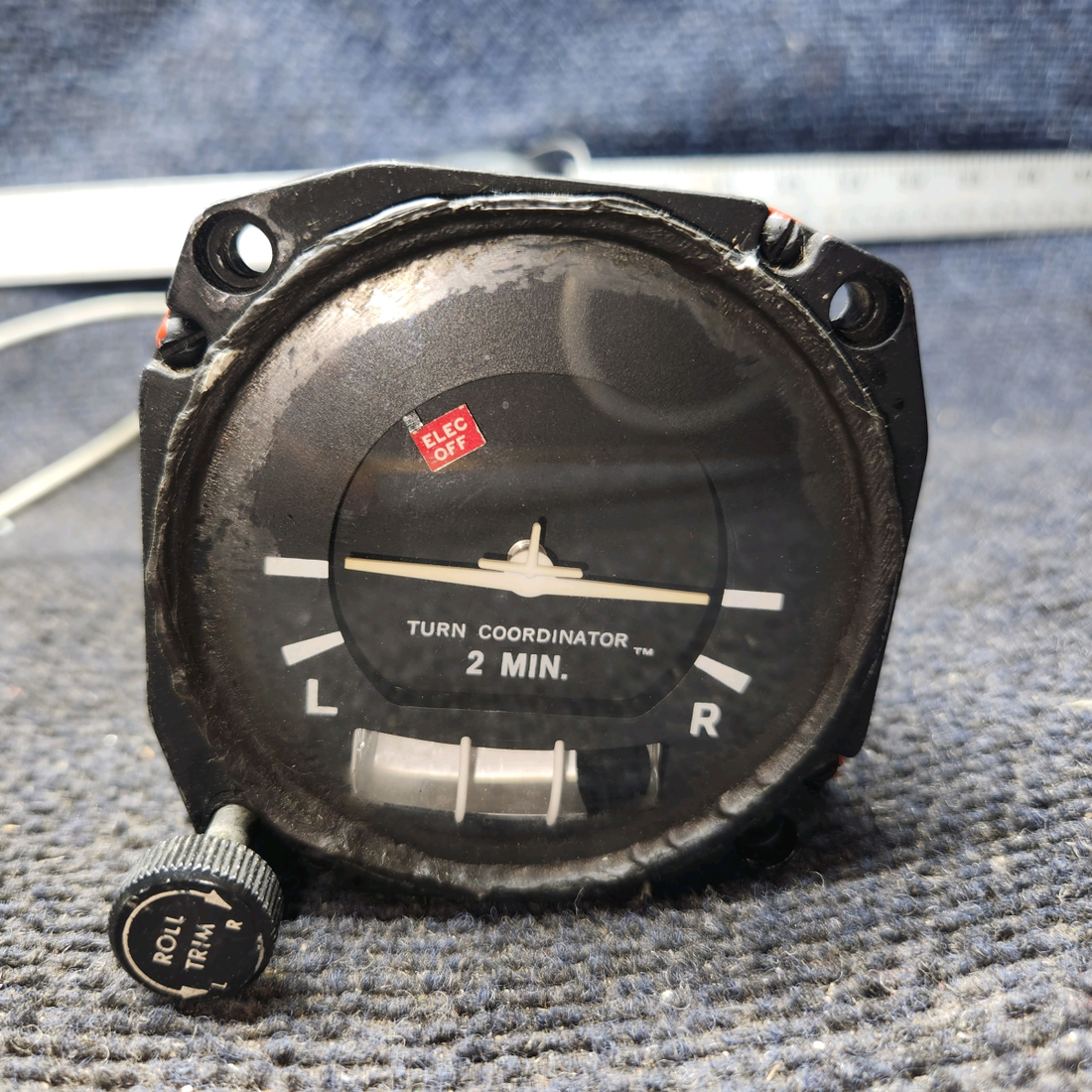 Used aircraft parts for sale, 20364-1 Brittain Beechcraft 35-33 TC100EVT Rate Of Turn Indicator (13V)