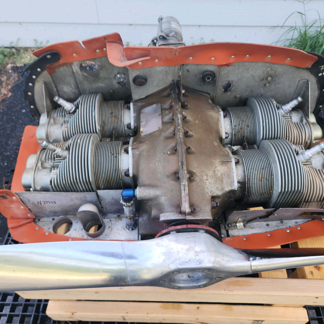 Used aircraft parts for sale, O-200-A TCM Continental cessna 150G Engine and Propeller Combo