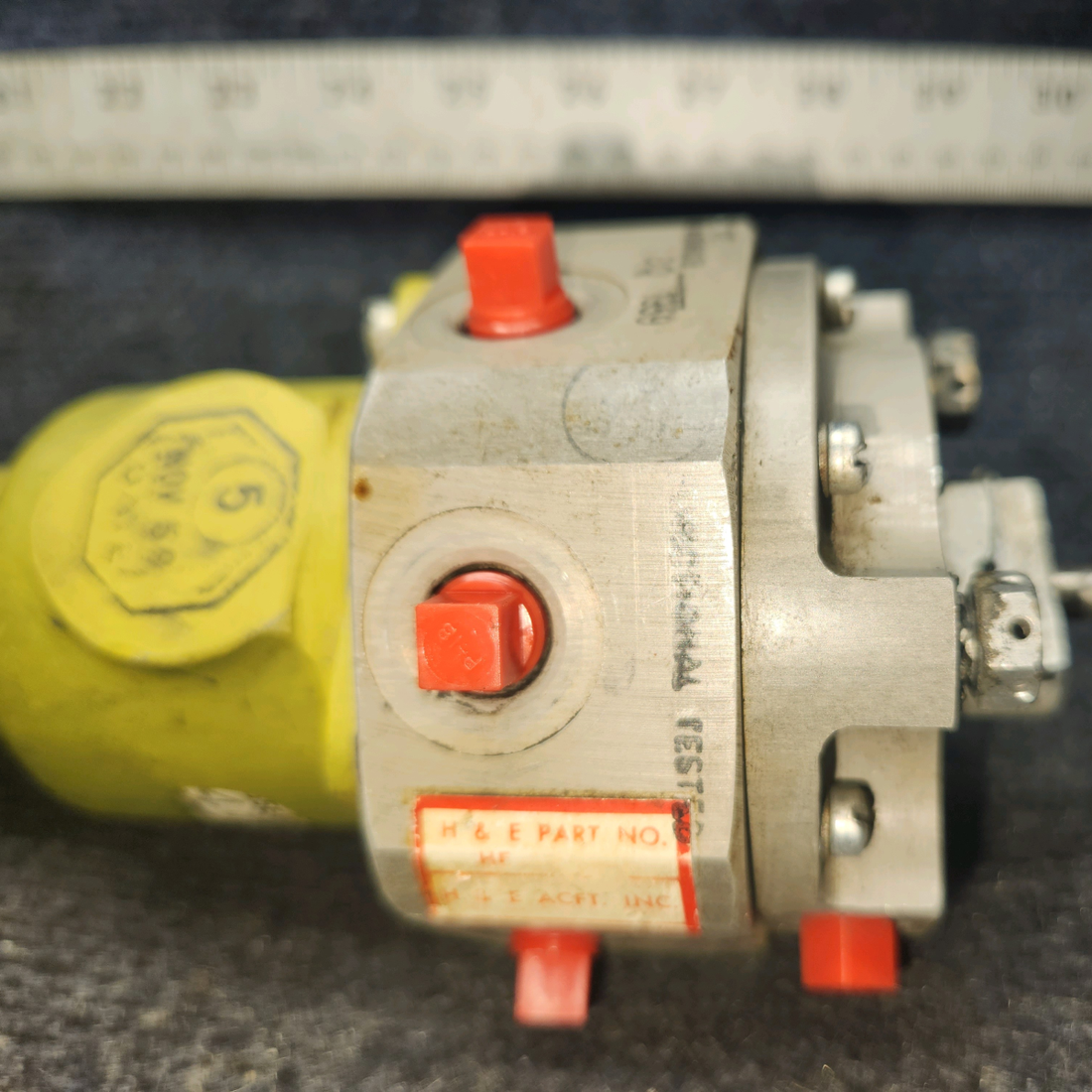 Used aircraft parts for sale, 45-920036-1 Beechcraft Fuel Selector Valve Assy