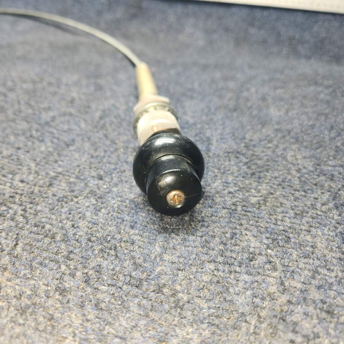 Used aircraft parts for sale, 169-940013-15 Beechcraft A24R Throttle Control Cable VERNIER (Length: 58-3/4") PLASTIC IS BROKEN SEE PHOTOS
