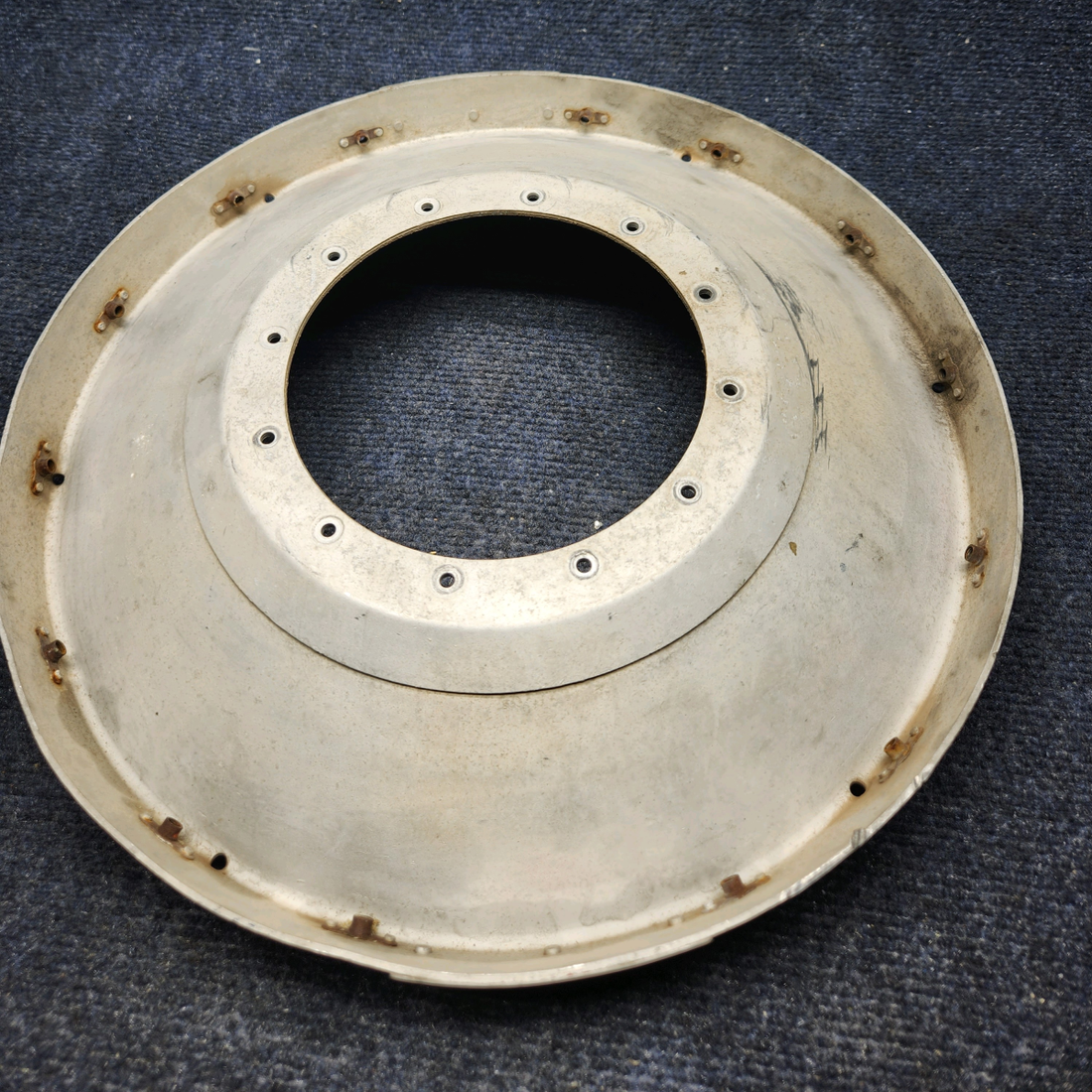 Used aircraft parts for sale, 2450003-1 CESSNA C172RG AFT PROPELLER SPINNER BULKHEAD ASSEMBLY