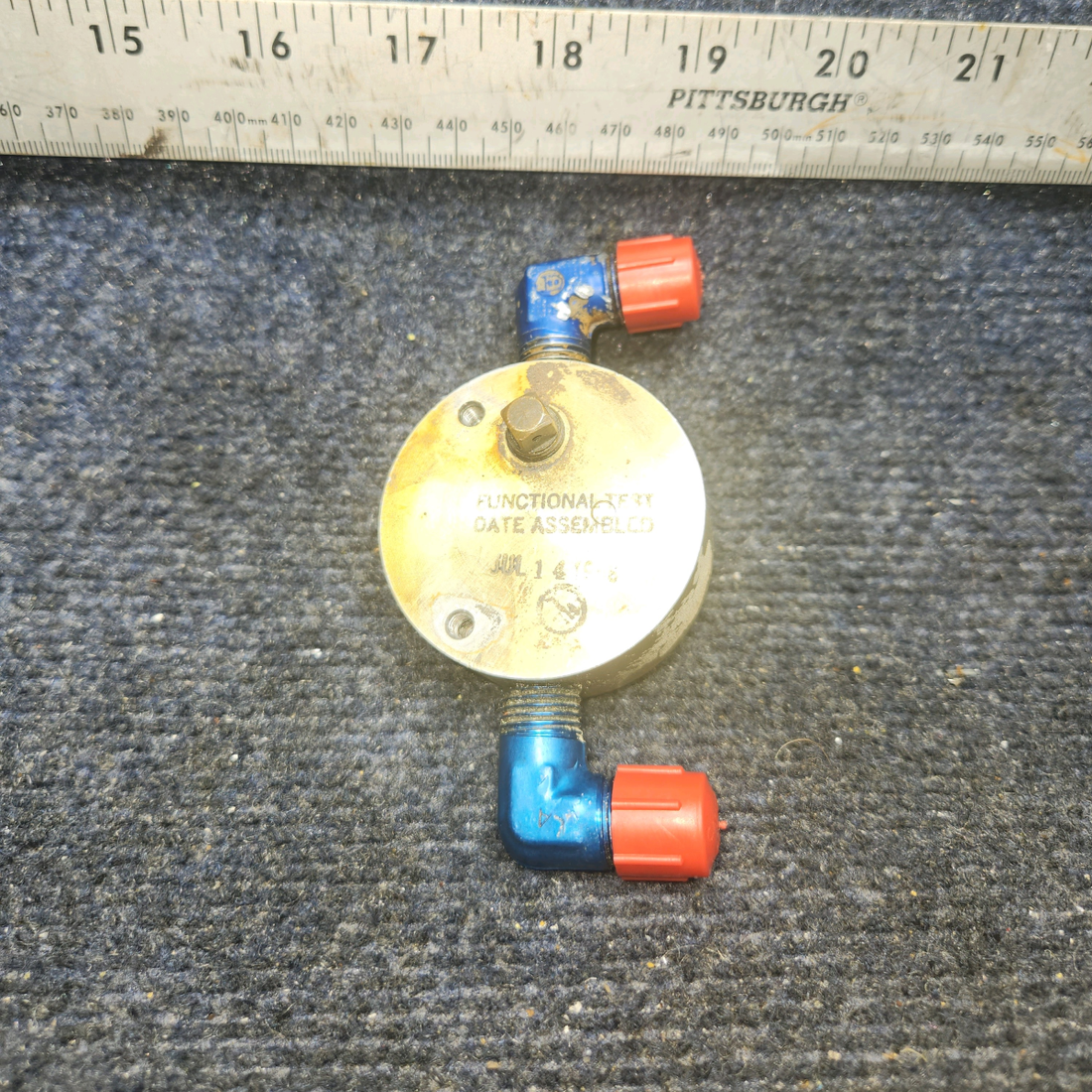 Used aircraft parts for sale, HE759-3 Beechcraft A23A Musketeer Custom III STRAINER GASCOLATOR