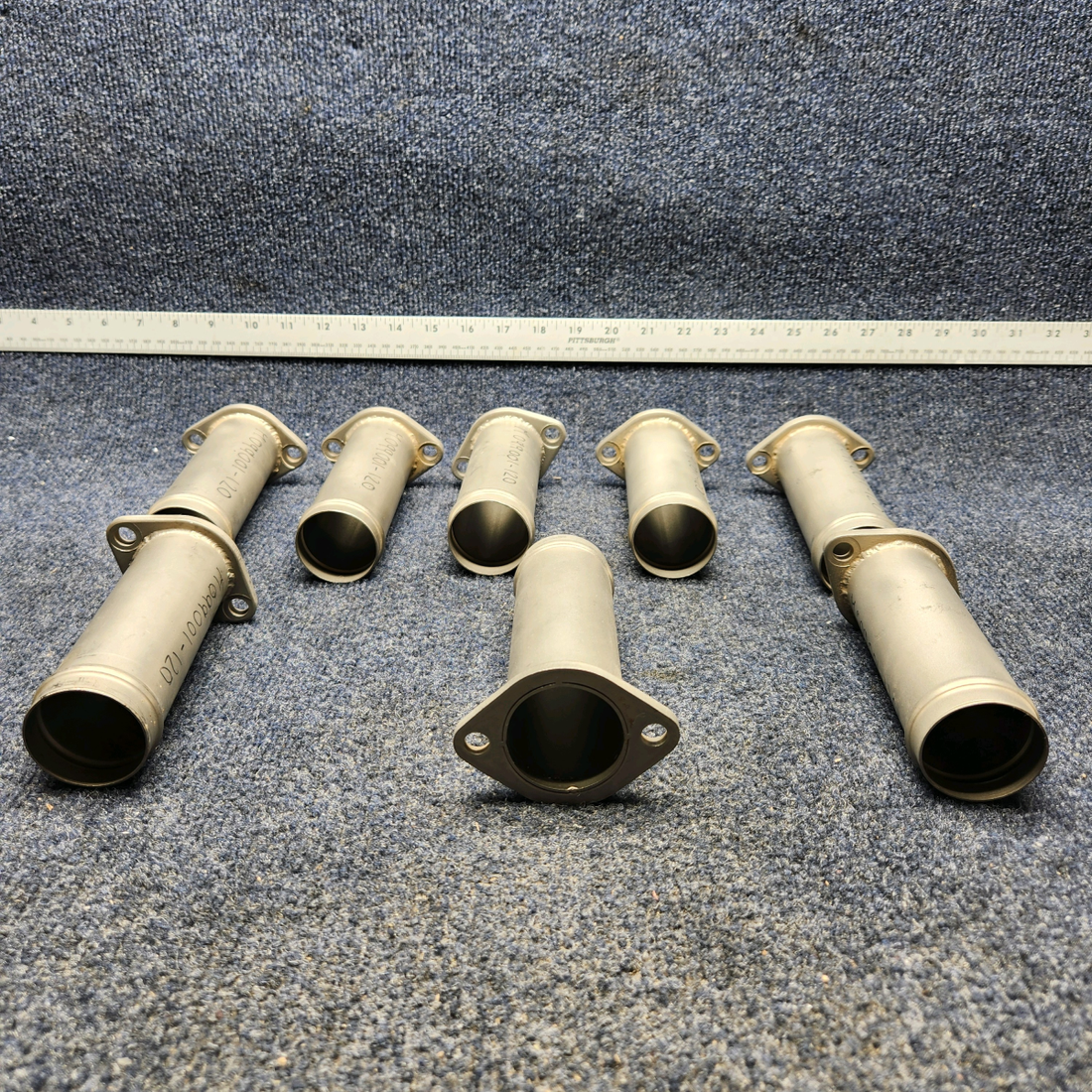 Used aircraft parts for sale, 099001-120 Texas Several LYCOMING EXHAUST 5.5" STRAIGHT RISER PRICE PER EACH.