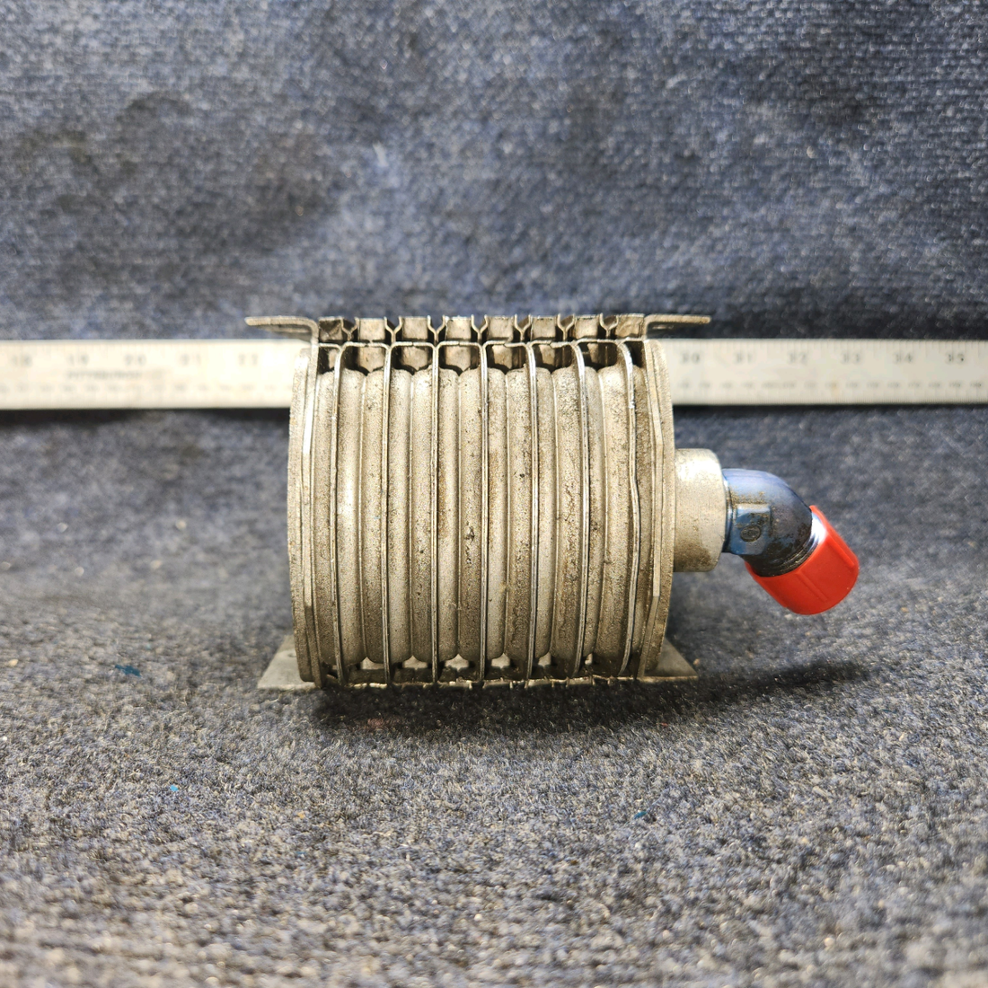 Used aircraft parts for sale, 18622-000 Harrison AP07AU06-03 Piper PA28-140 Oil Radiator
